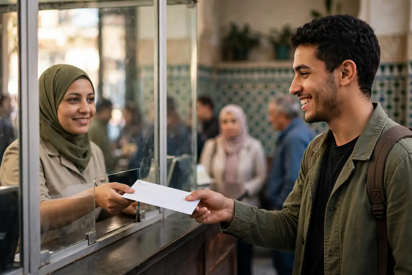 Auto-entrepreneur en Algérie : inscription ANAE, carte et impôts 4 Retrait de la carte d'auto-entrepreneur au bureau de poste : remise de l'enveloppe au guichet