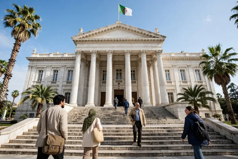 Palais de justice en Algérie, où se délivre le certificat de nationalité algérienne