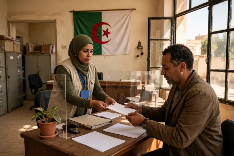 Demande d'acte de naissance 12s Algérie au guichet d'état civil de la commune