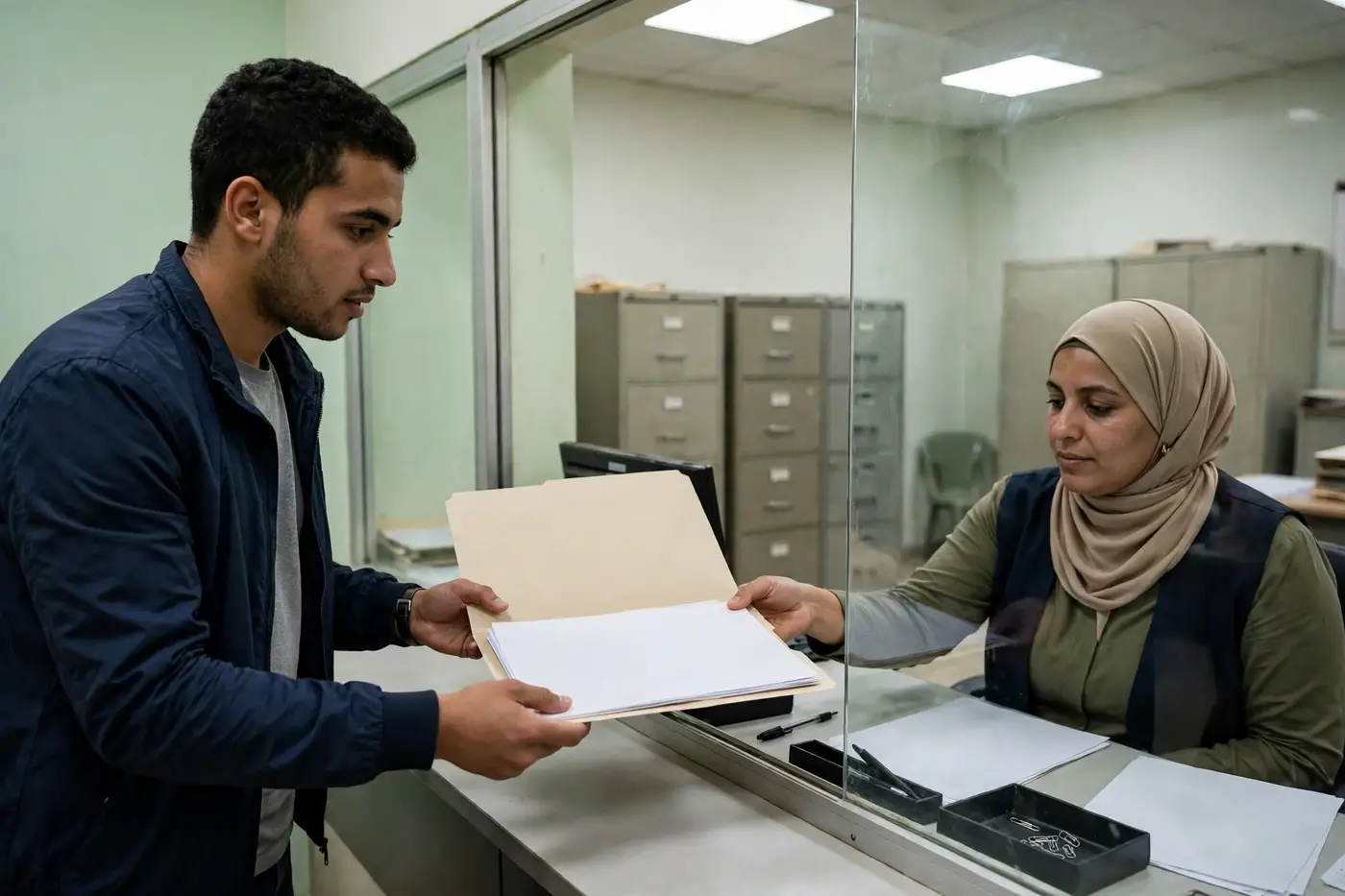 Permis de conduire Algérie : examens, dossier, prix et renouvellement 2 Dépôt du dossier de demande du permis de conduire au guichet de la daïra, en Algérie
