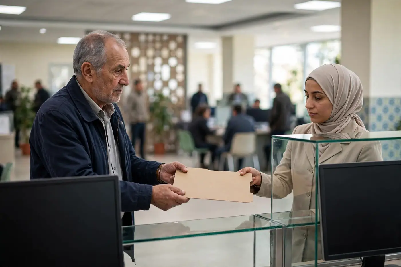 Retraite Algérie : âge légal, calcul de la pension CNR et dossier 2 Dépôt du dossier de retraite Algérie au guichet d'une agence CNR